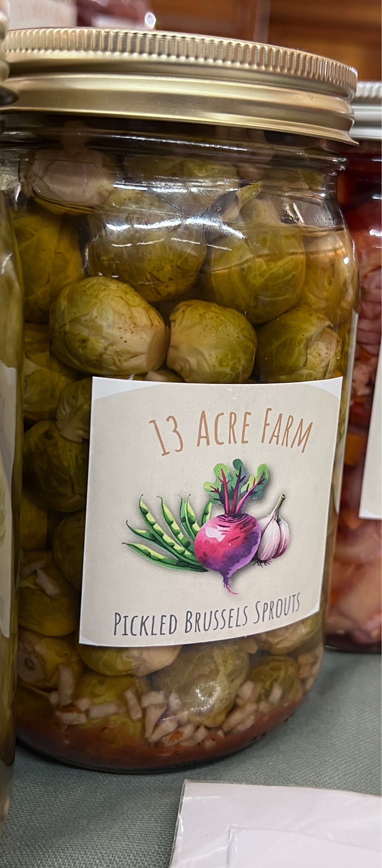 Pickled Brussel sprouts