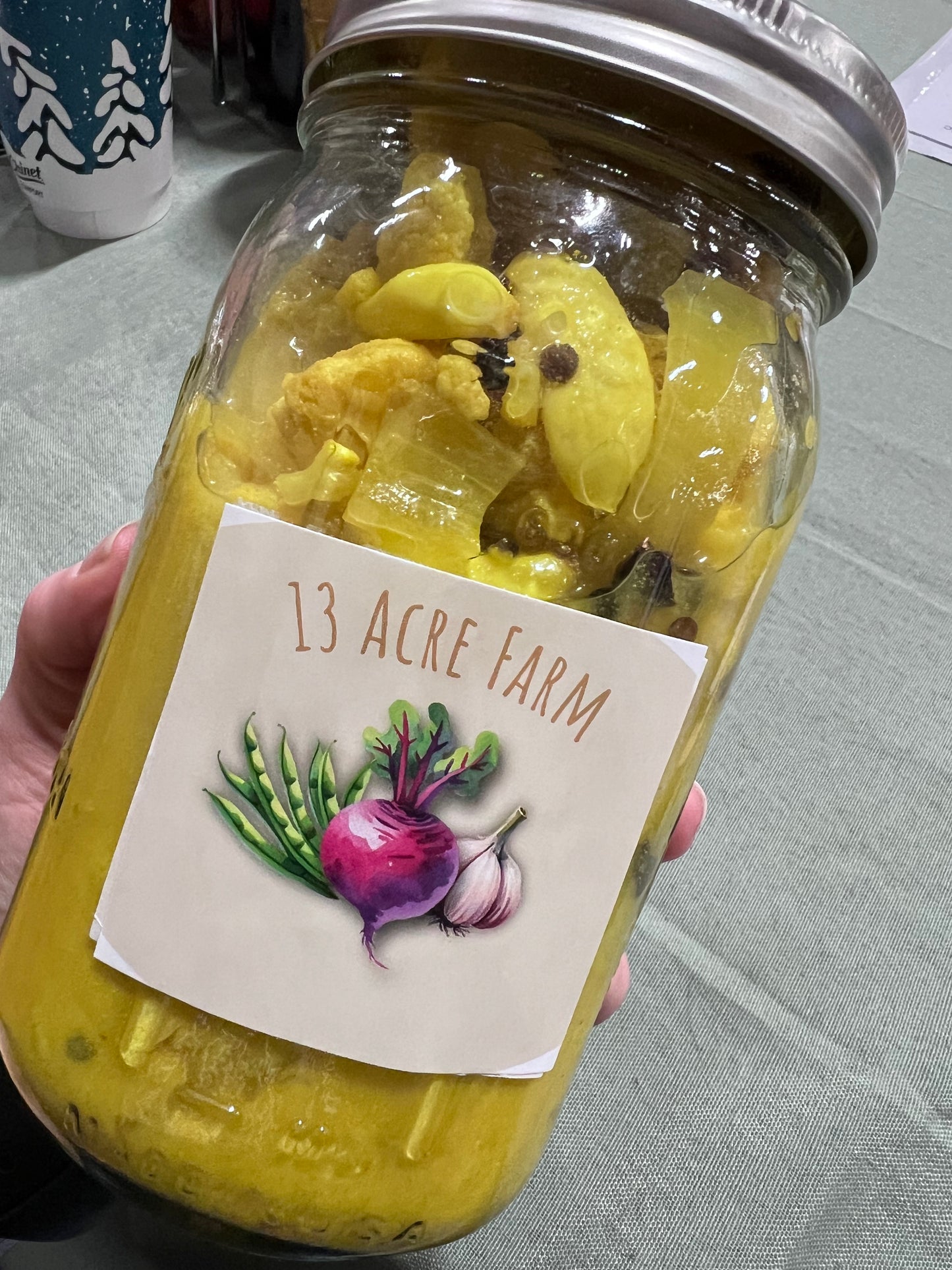 Pickled cauliflower